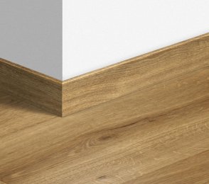 MDF-Fußleiste Standard Desert Oak Warm Natural (58 x 12 mm x 2,4 m) QU -QSSK03551 braun