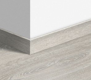 MDF baseboard Standard Patina Classic oak gray (58x12mm x 2.4m) QU -QSSK03560 gray