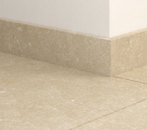 MDF-Fußleiste Standard Kalkstein (58 mm x 12 mm x 2,4 m) QU -QSSK05486 beige