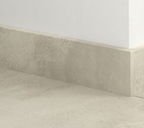MDF-Fußleiste Standard, Betonoptik (58 mm x 12 mm x 2,4 m) QU -QSSK05491 grau