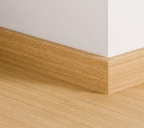 MDF skirting board Bourbon oak (77mm x 14mm x 2.4m) QU -QSSK08260 beige 