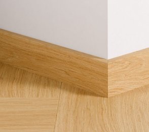 MDF-Fußleiste Standard Cumin Eiche (58 mm x 12 mm x 2,4 m) QU -QSSK08247 braun 