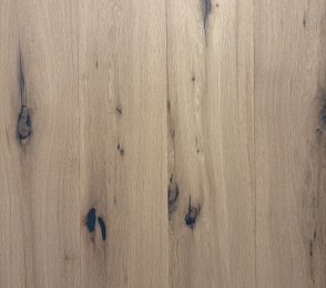 PARKETT 1-lipiline laudparkett Tamm Apollo Rustik, Klick ühendus, harjatud, valge õli