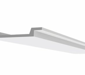 Kaudvalgustuse karniis - D106; 30 cm x 5 cm x 2 m  