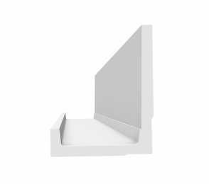 Blende für indirekte Beleuchtung – D114M; 15 cm x 19 cm x 2 m 