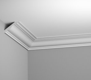 Klassisk gardinstång D612; 11,8 cm x 7,7 cm x 2 m 