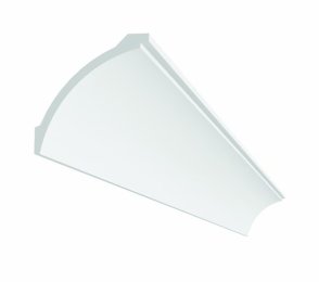 Moderne Gardinenleiste D620; 13,4 cm x 12,8 cm x 2 m 