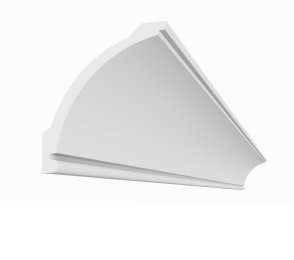Kaasaegne karniis D621; 10,2 cm x 12,2 cm x 2 m 
