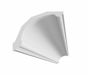 Klassische Gardinenleiste D624; 13,5 cm x 10,4 cm x 1,75 m 