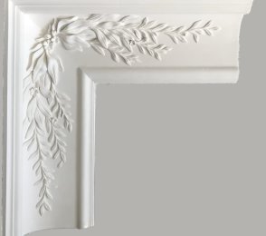 Karniisi dekoratiivne nurgadetail D650A; 58,5 x 58,5 cm 