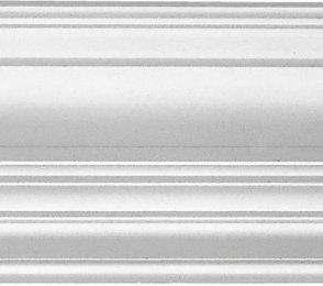 Classic curtain rail D653; 18.7 cm x 14.5 cm x 2 m  