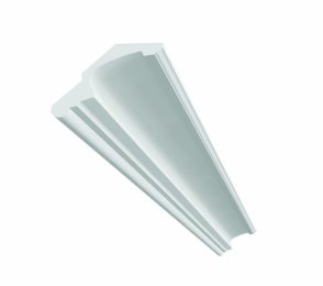 Classic curtain rail D717; 12.7 cm x 7.6 cm x 2 m 