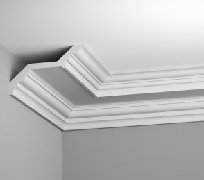 Classic curtain rail D896; 25.7 cm x 14.5 cm x 2 m 