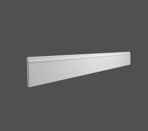 Klassikaline põrandaliist PLIN12; 12 cm x 1,5 m