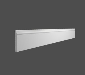 Klassikaline põrandaliist PLIN15; 15 cm x 1,5 m