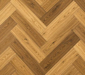 2-layer herringbone parquet, thermo oak light Classic oiled