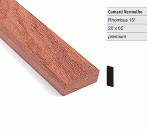 Fassaadilaud Cumaru vermelho 20x65